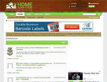 Tablet Screenshot of homerepairforum.com
